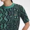 Jersey con estampado de serpiente para mujer Jersey con estampado de serpiente para mujer
