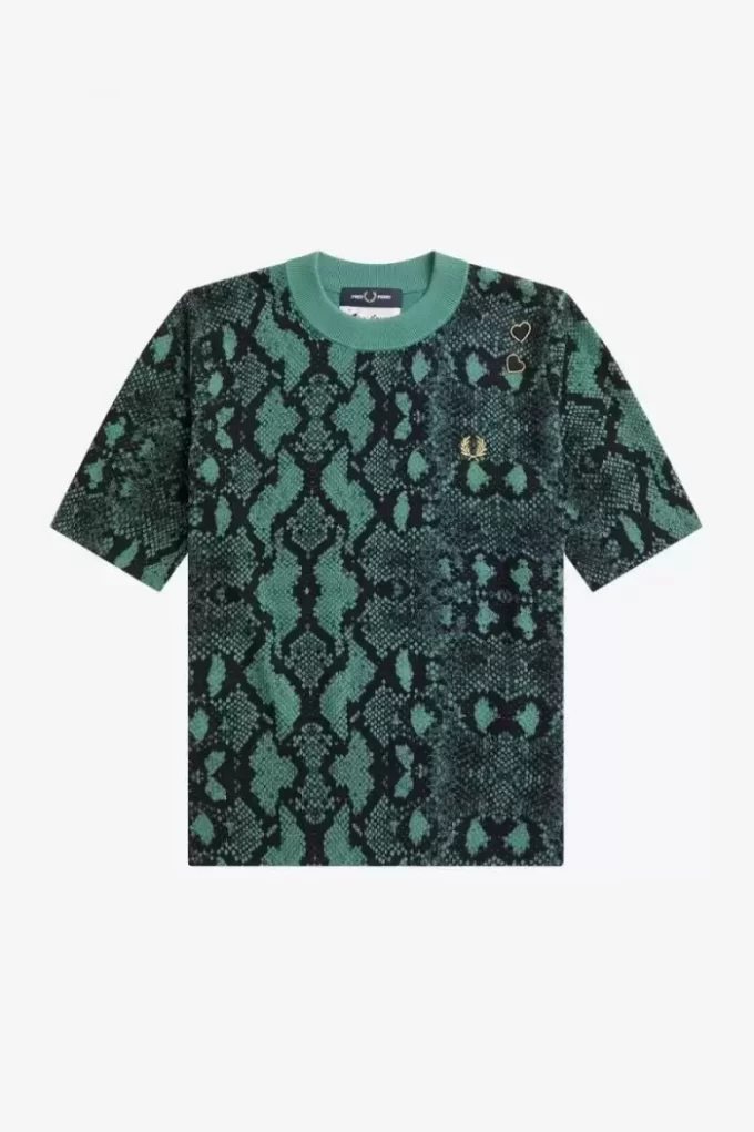 Jersey con estampado de serpiente para mujer Jersey con estampado de serpiente para mujer