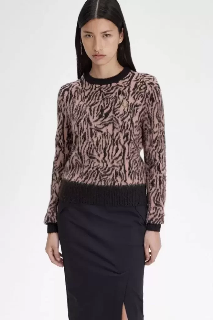 Jersey de cebra para mujer