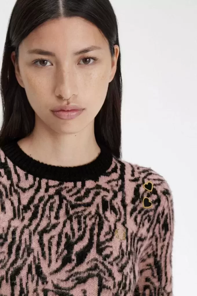 Jersey de cebra para mujer