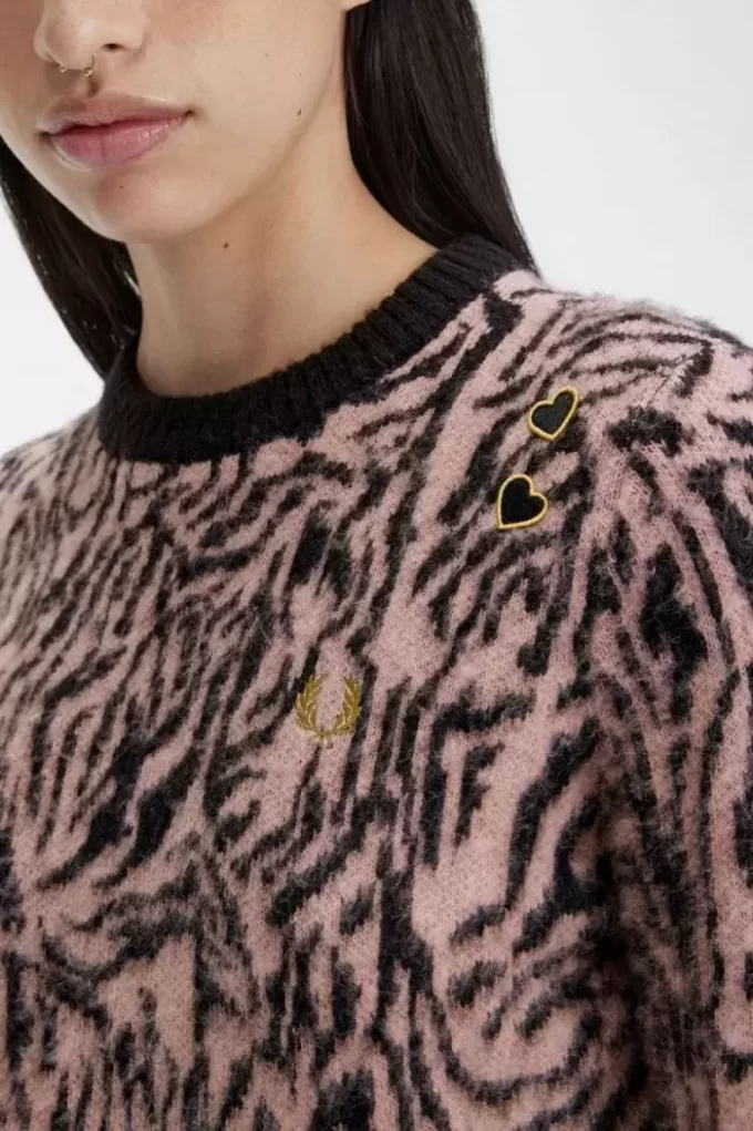 Jersey de cebra para mujer