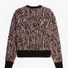 Jersey de cebra para mujer
