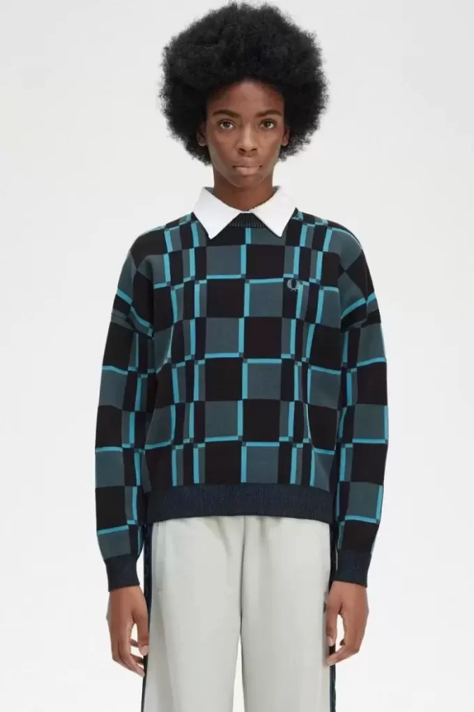 Jersey de cuadros para mujer Jersey de cuadros para mujer