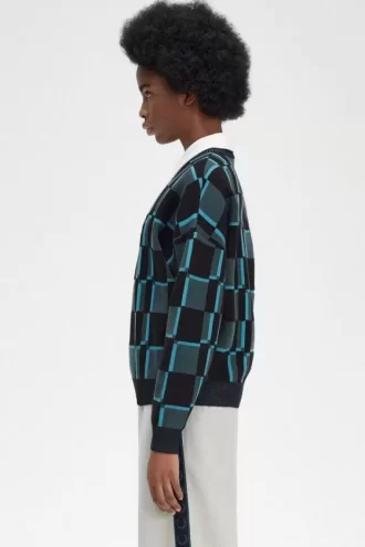 Jersey de cuadros para mujer