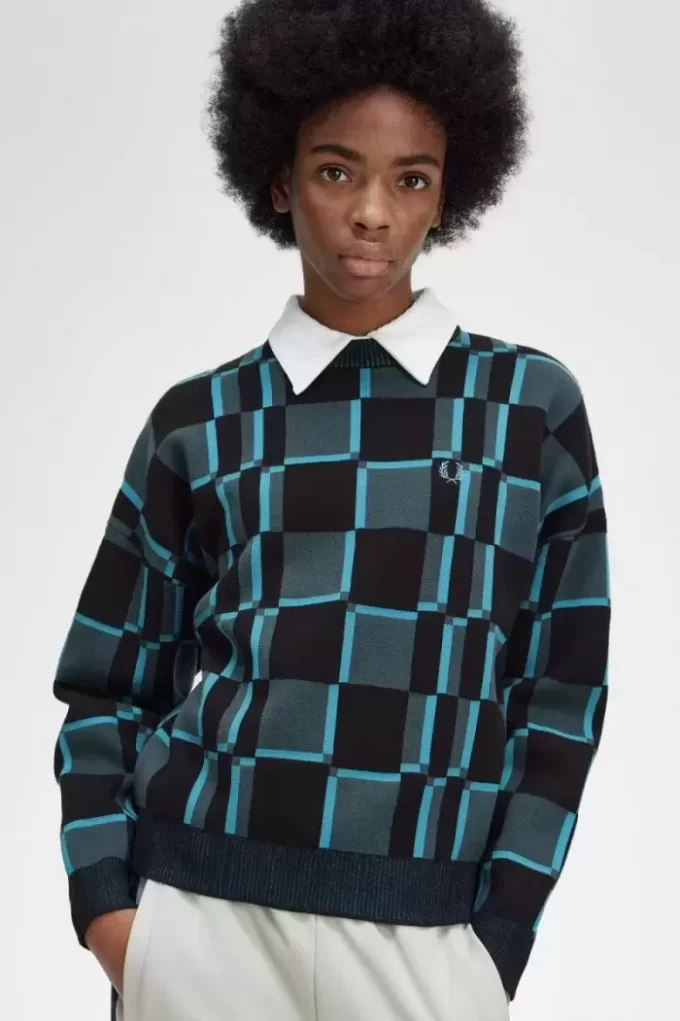 Jersey de cuadros para mujer Jersey de cuadros para mujer
