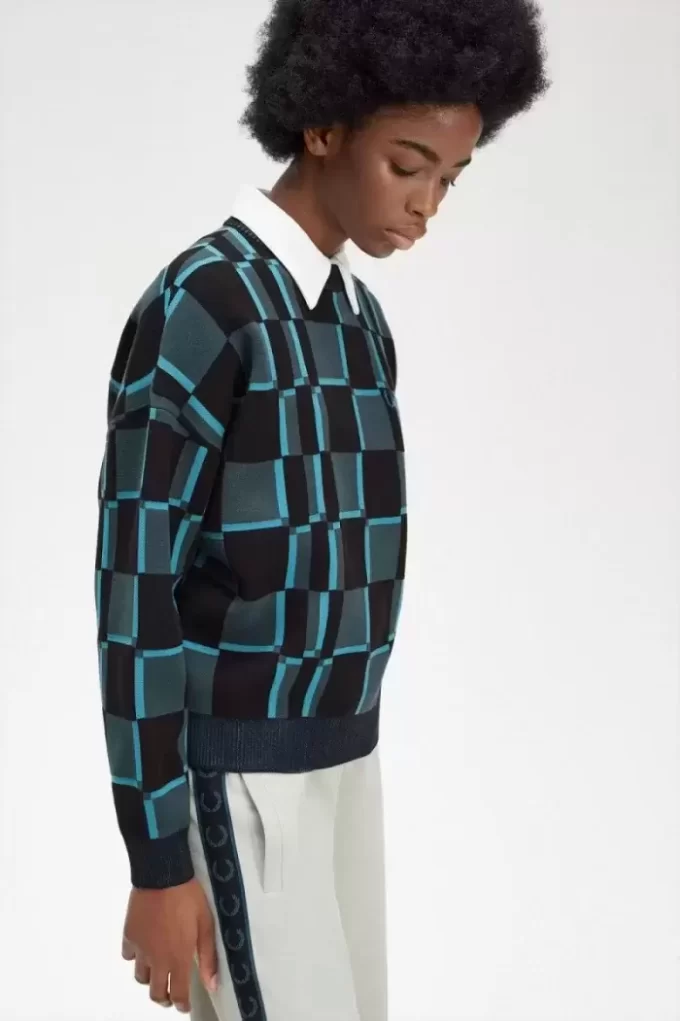 Jersey de cuadros para mujer Jersey de cuadros para mujer