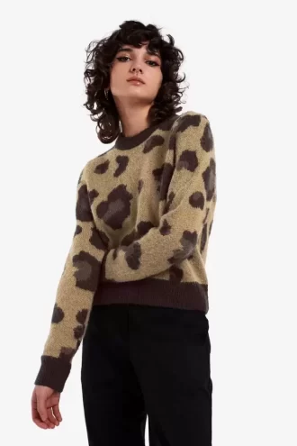 Jersey de leopardo para mujer