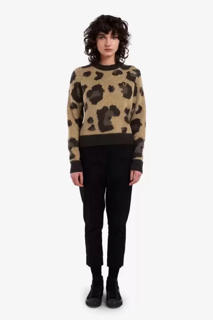 Jersey de leopardo para mujer Jersey de leopardo para mujer
