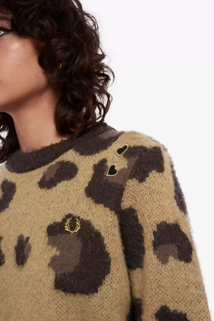 Jersey de leopardo para mujer Jersey de leopardo para mujer