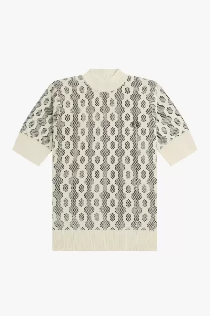 Jersey de manga corta de punto abierto para mujer Jersey de manga corta de punto abierto para mujer