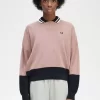 Jersey de mujer con bloques de color Jersey de mujer con bloques de color