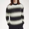 Jersey de punto abierto a rayas para hombre Jersey de punto abierto a rayas para hombre
