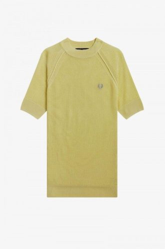 Jersey de punto abierto de manga corta
