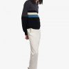 Jersey de punto con cuello redondo y bloques de color Jersey de punto con cuello redondo y bloques de color