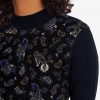 Jersey de punto con estampado de cachemira Jersey de punto con estampado de cachemira