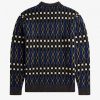 Jersey de punto de lana británica Fair Isle