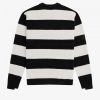 Jersey de punto de mezcla de alpaca con rayas llamativas