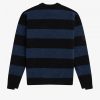 Jersey de punto de mezcla de alpaca con rayas llamativas