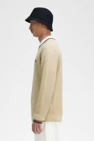 Jersey de punto gofre para hombre