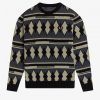 Jersey de punto grueso de jacquard