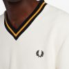 Sudadera con textura de piqué con ribete