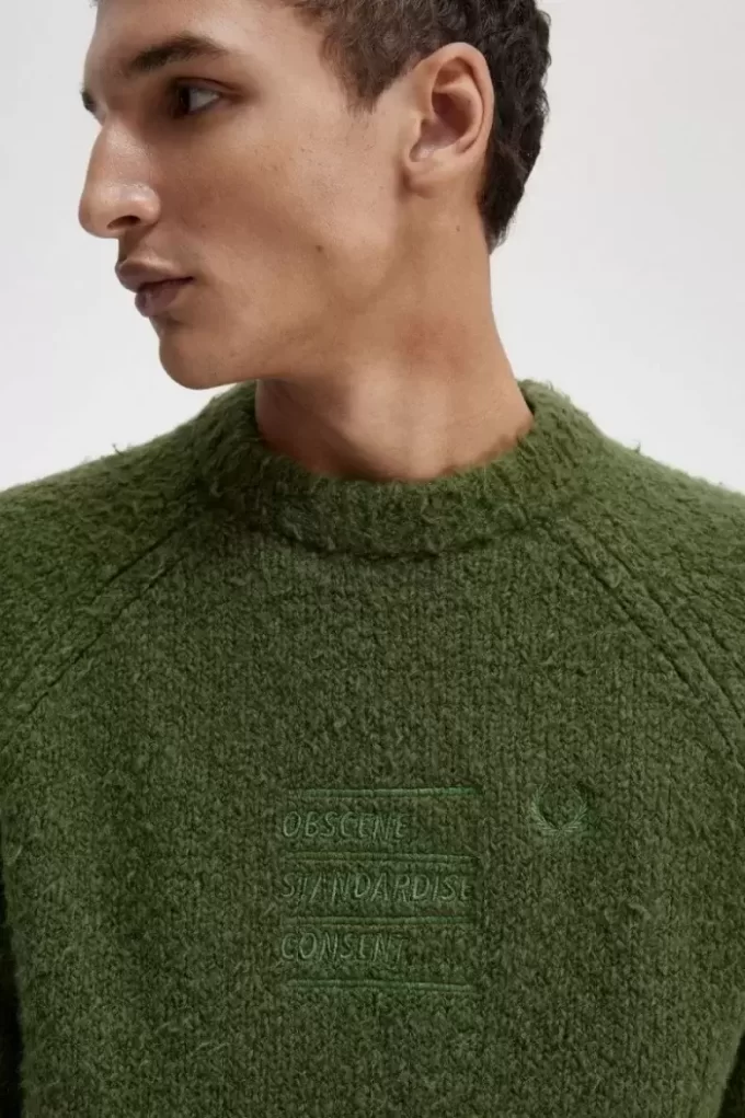 Jersey de punto texturizado para hombre