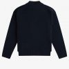 Jersey de punto trenzado con dobladillo dividido
