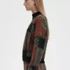Jersey de tartán Glitch para mujer Jersey de tartán Glitch para mujer