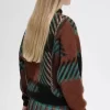Jersey de tartán Glitch para mujer Jersey de tartán Glitch para mujer