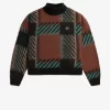 Jersey de tartán Glitch para mujer Jersey de tartán Glitch para mujer