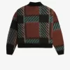 Jersey de tartán Glitch para mujer Jersey de tartán Glitch para mujer