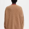 Jersey extragrande con detalle de parche para hombre