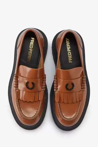 Mocasines de cuero para mujer