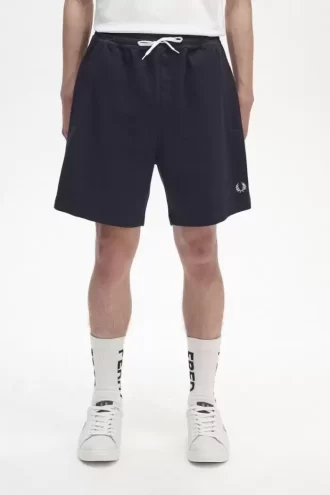 Pantalones cortos de tricot inverso para hombre