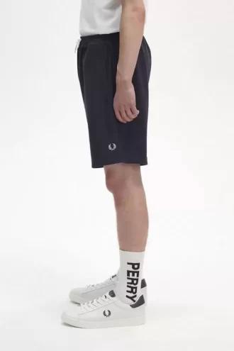 Pantalones cortos de tricot inverso para hombre