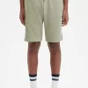 Pantalones cortos deportivos con cinta en relieve para hombre Pantalones cortos deportivos con cinta en relieve para hombre
