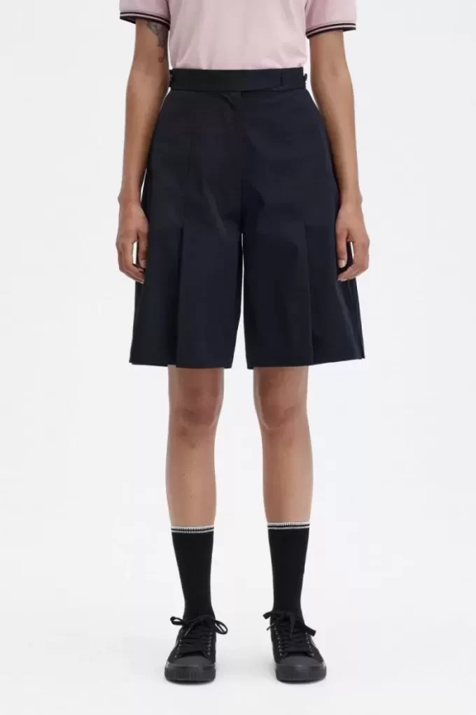 Pantalones cortos plisados para mujer Pantalones cortos plisados para mujer