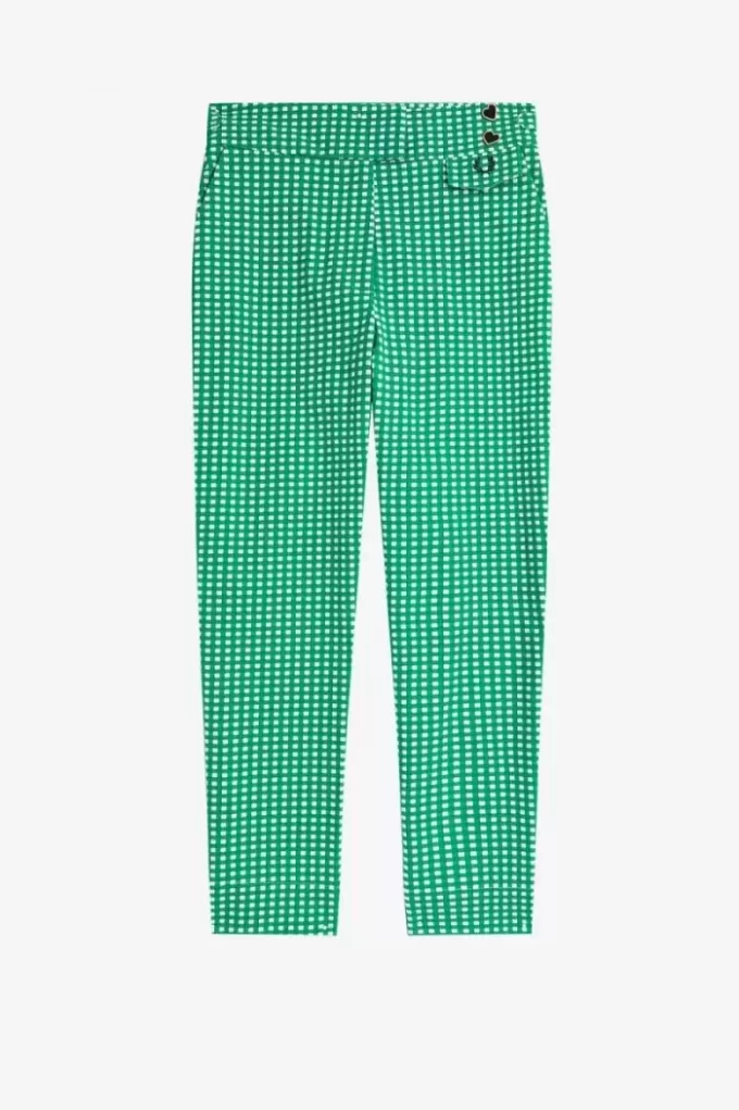 Pantalones de mujer de cuadros vichy Pantalones de mujer de cuadros vichy