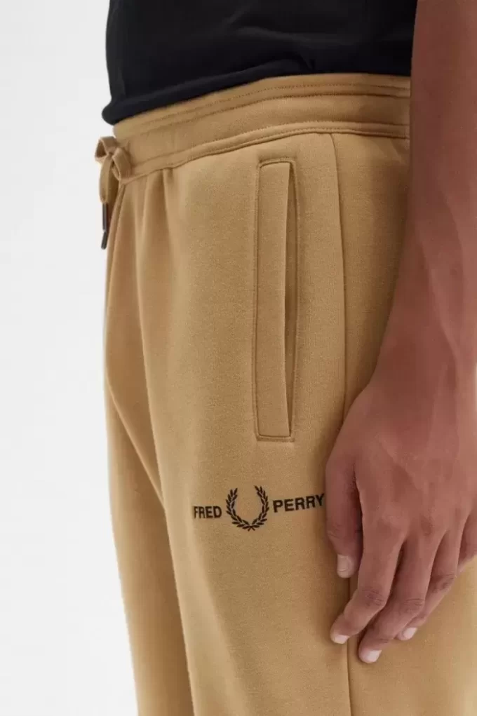 Pantalones deportivos bordados para hombre