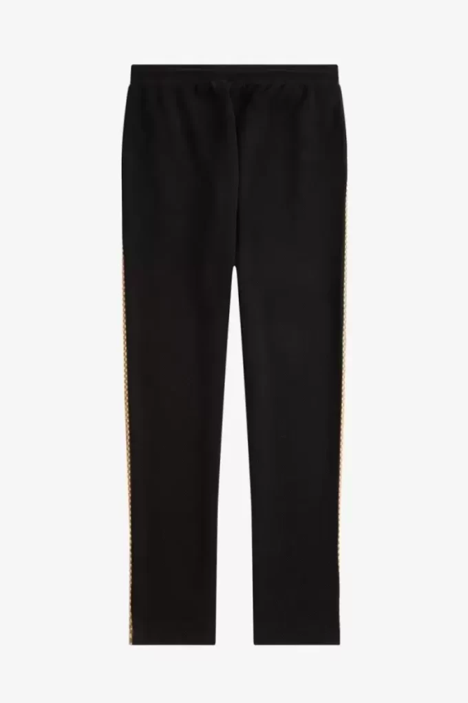 Pantalones deportivos con cinta de cuadros para hombre