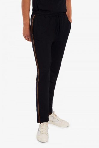 Pantalones deportivos con cinta de rayas