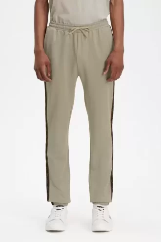 Pantalones deportivos con cinta en contraste para hombre