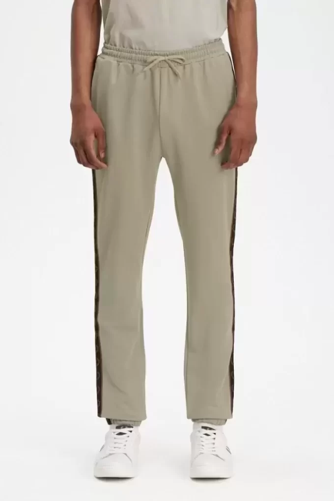 Pantalones deportivos con cinta en contraste para hombre