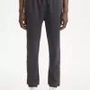 Pantalones deportivos con cinta en contraste para hombre