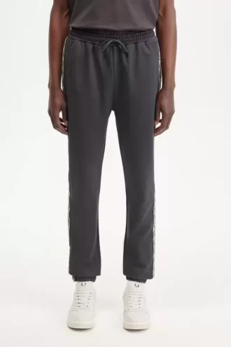Pantalones deportivos con cinta en contraste para hombre