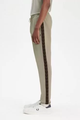 Pantalones deportivos con cinta en contraste para hombre