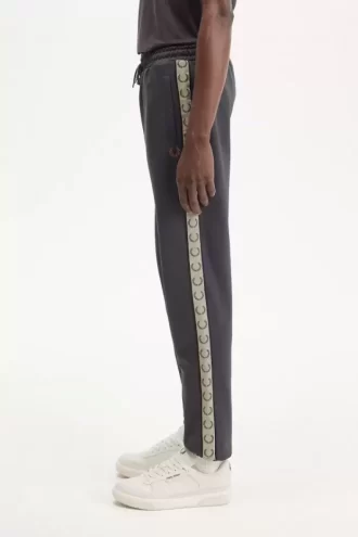 Pantalones deportivos con cinta en contraste para hombre