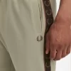 Pantalones deportivos con cinta en contraste para hombre