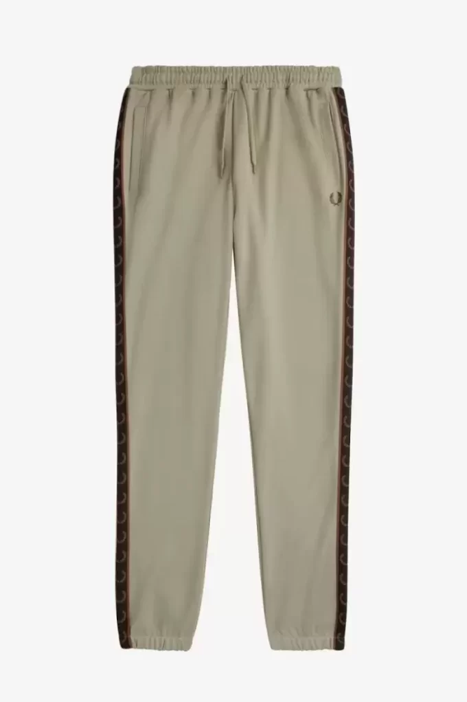 Pantalones deportivos con cinta en contraste para hombre