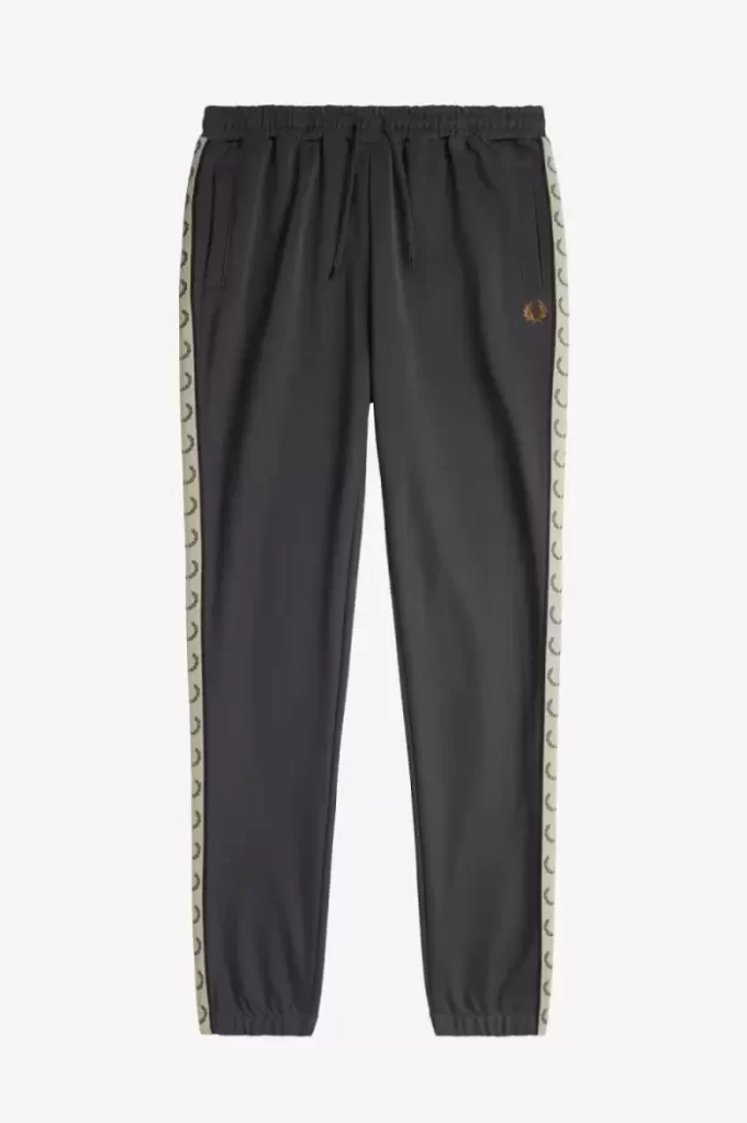 Pantalones deportivos con cinta en contraste para hombre